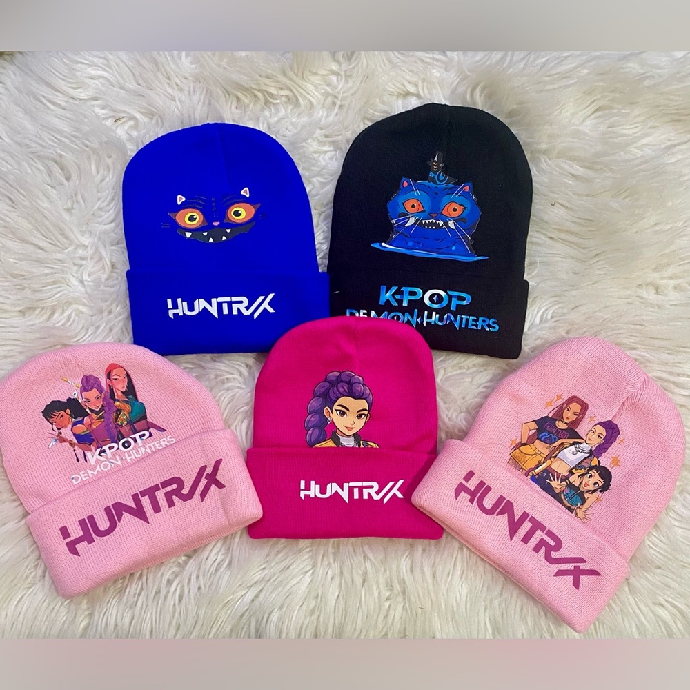 BRAND NEW WITH TAGS KPOP Demon Hunters HUNTRX Knit Beanie